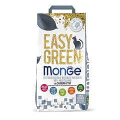Monge Easy Green  100% Italiaanse Maïs met Geactiveerde Kool kattenbakvulling