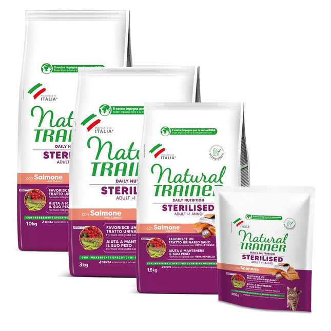 Natural Trainer Sterilised Salmone
