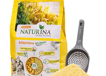 Ecolitter Naturina Kattenbakvulling op basis van maïskorrels