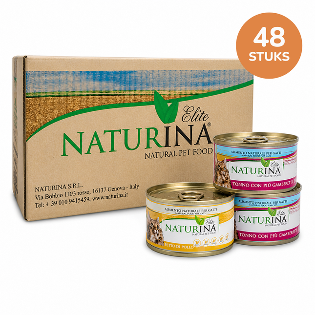 Naturina Mixdoos Tonijn/Kip (48x70g)