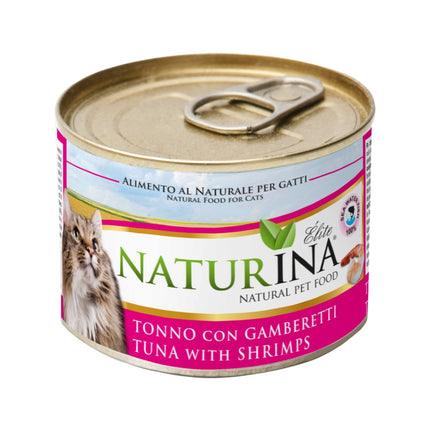 Naturina Elite Tonijn met Garnalen Natvoer Kat (150g)